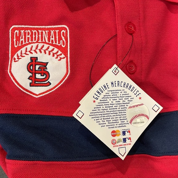 St. Louis cardinals collar shirt - Picture 2 of 5
